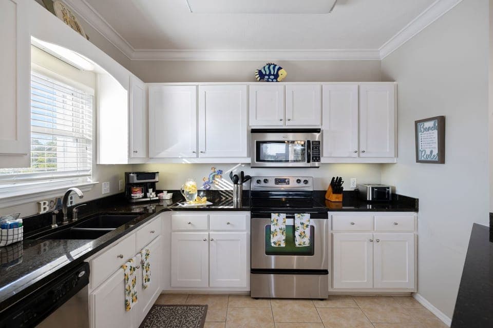 Fully Stocked Kitchen - makes meal prep a breeze inside the home,