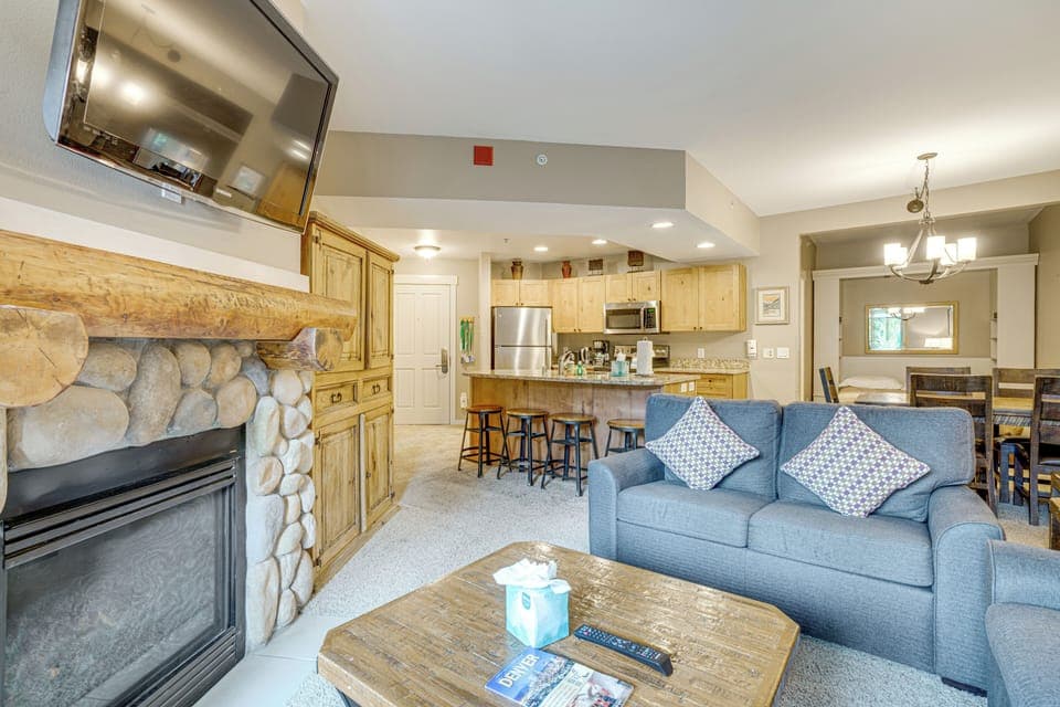 Copper Mountain Vacation Rental | 1BR | 2BA | 824 Sq Ft | Single-Story Unit