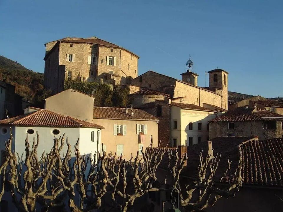 View of the chateau from the house