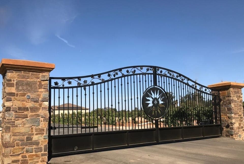 Private gated entrance 