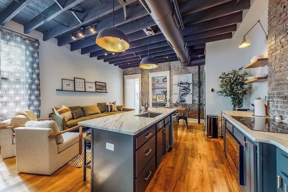 Living Room: Welcome to our newly remodeled living room! It's the perfect spot to spend quality time with family and friends.