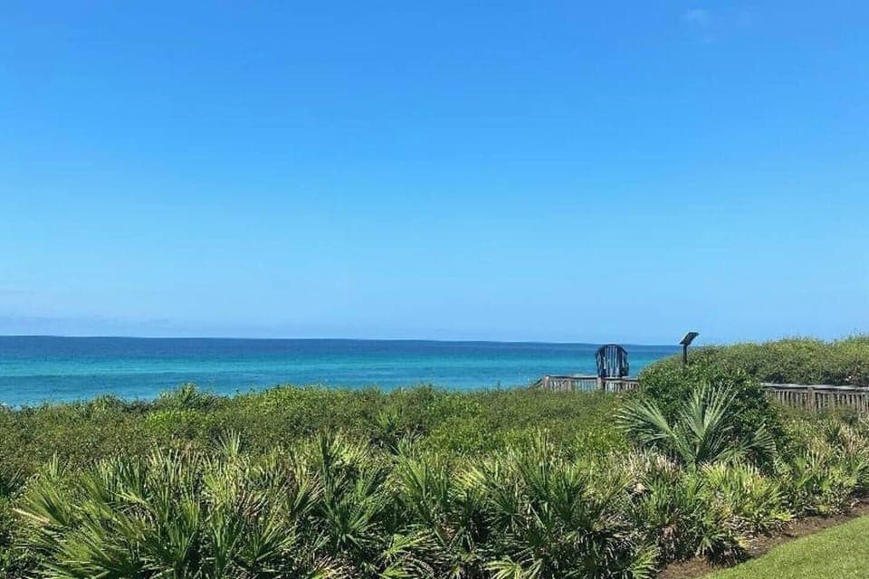 View from the beach access point