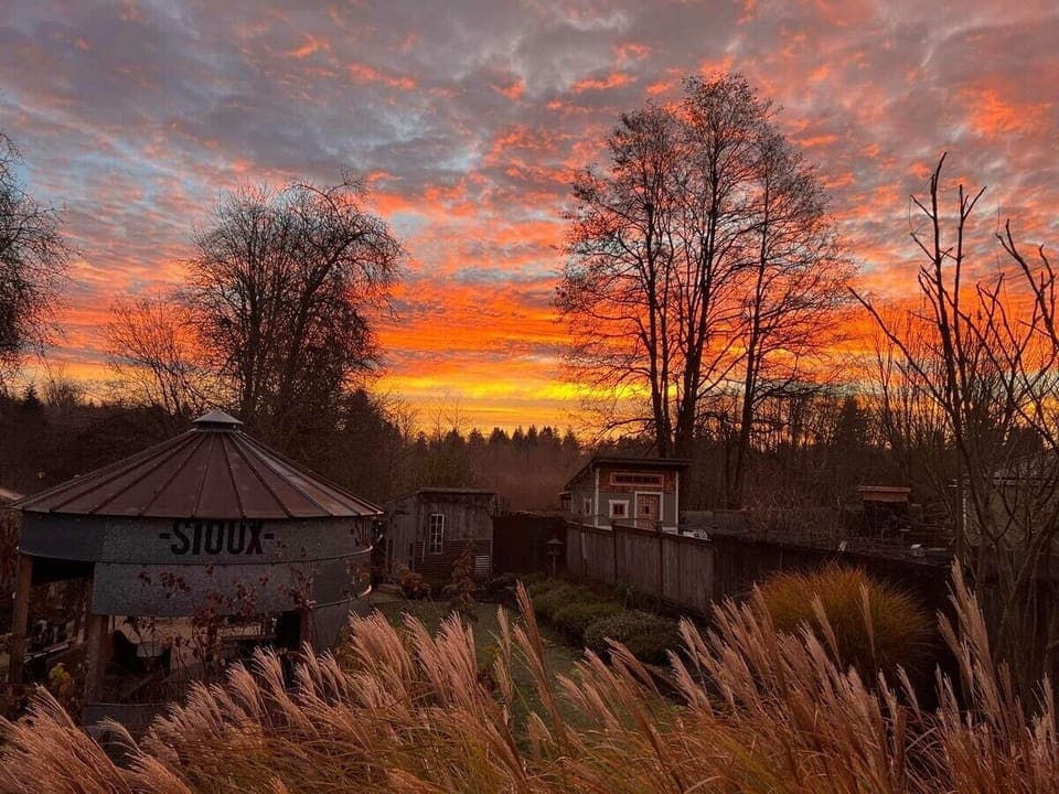 Sunrise from the Suite deck.
