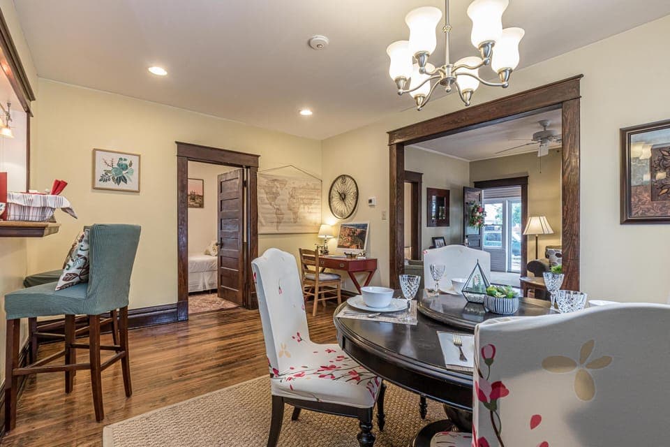 Perfect for family dinners or intimate meals with friends.
