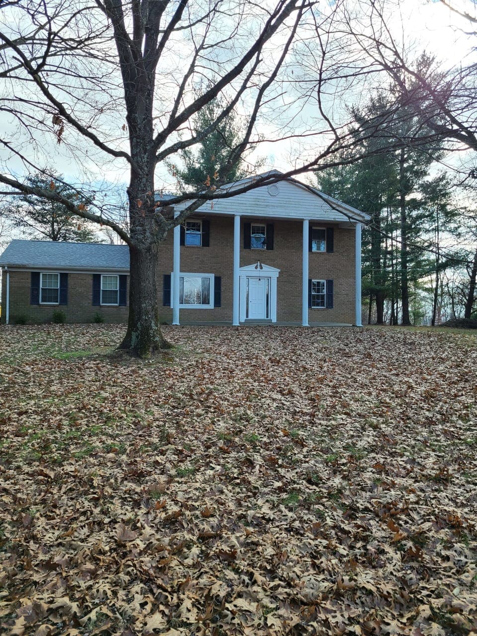 Friont view of the house.