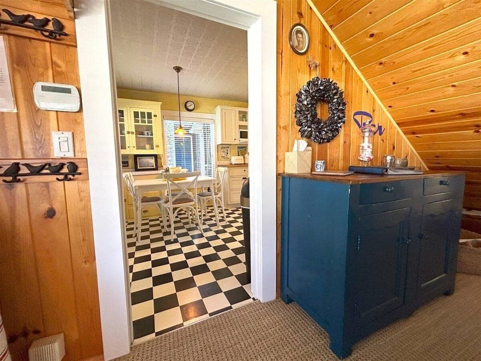 Entry to Kitchen at Cornell Cottage