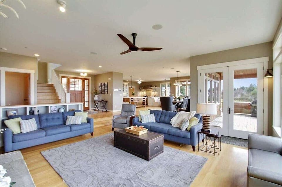 Living Room at Seascape Retreat