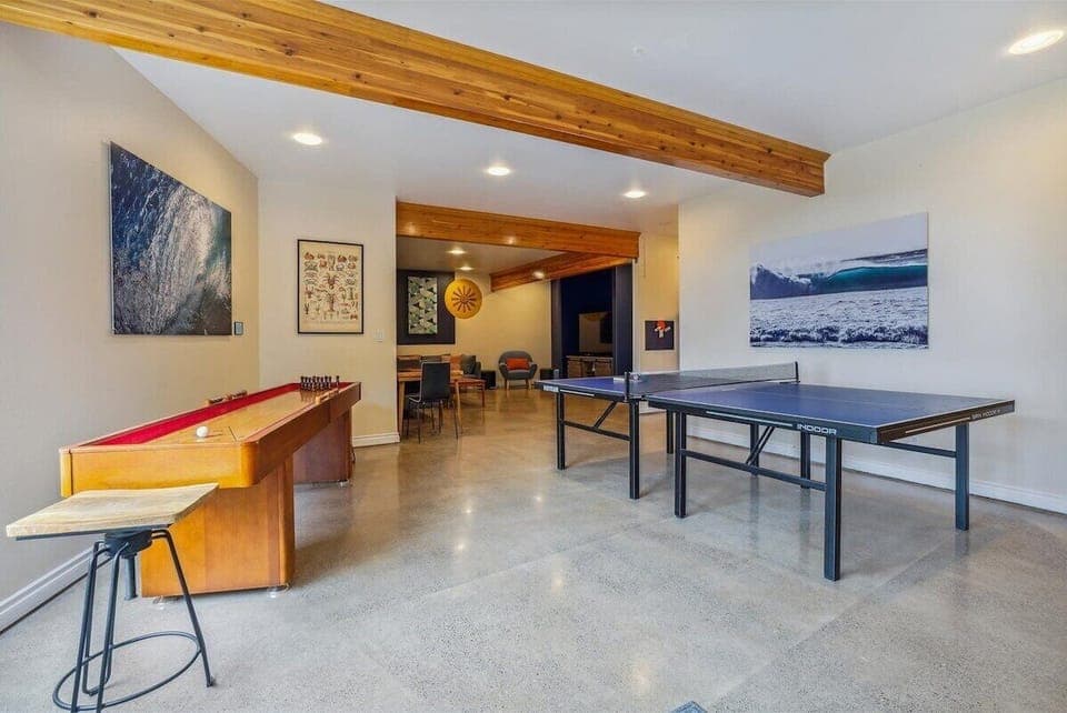 Lower Level Theatre Room at Santo Cristo