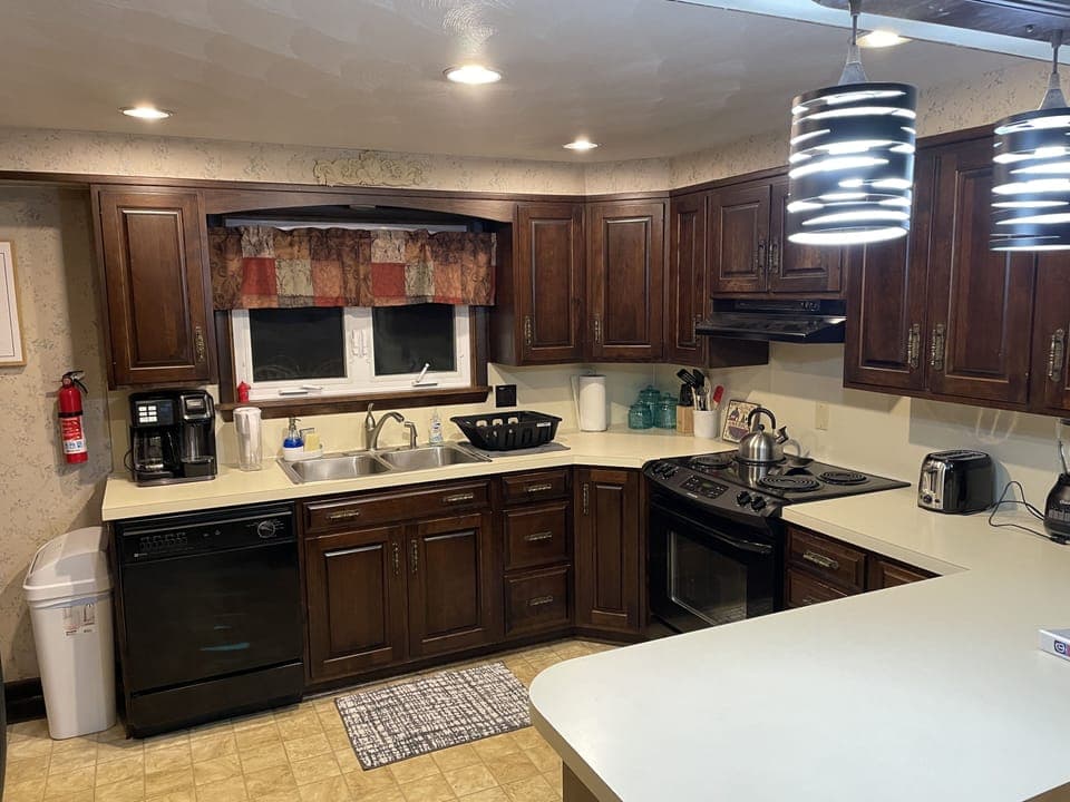 Kitchen viewed from dining room