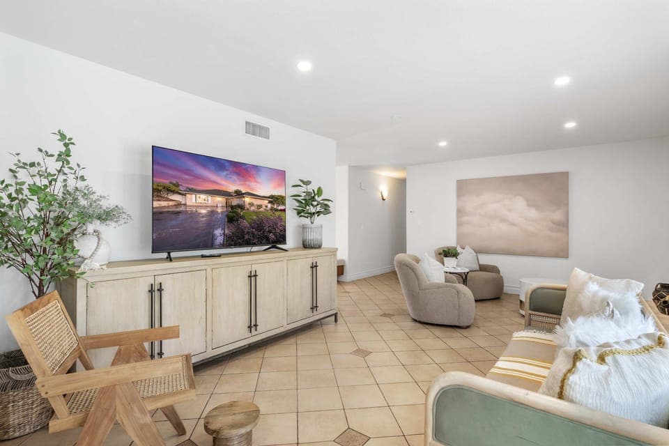 Relax, read, or watch TV in comfort