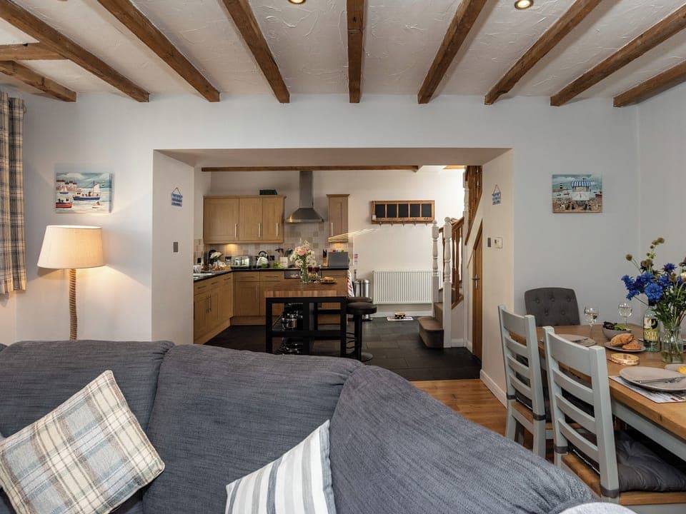 Convenient open-plan living area | Gemstone Cottage, Brixham