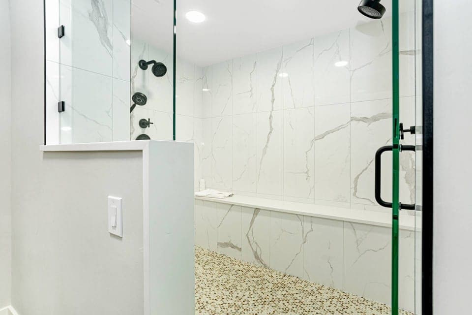 Primary Bath Walk In Shower