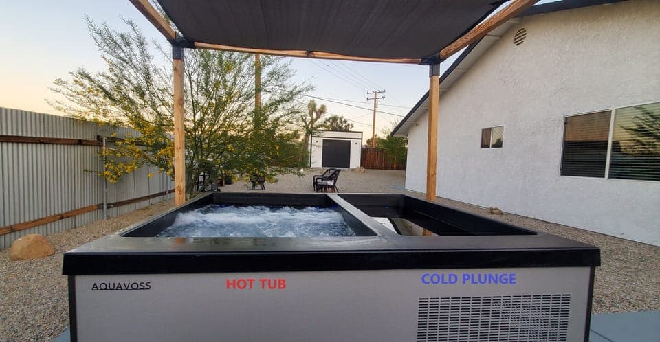 New Private Hot tub and Cold Plunge