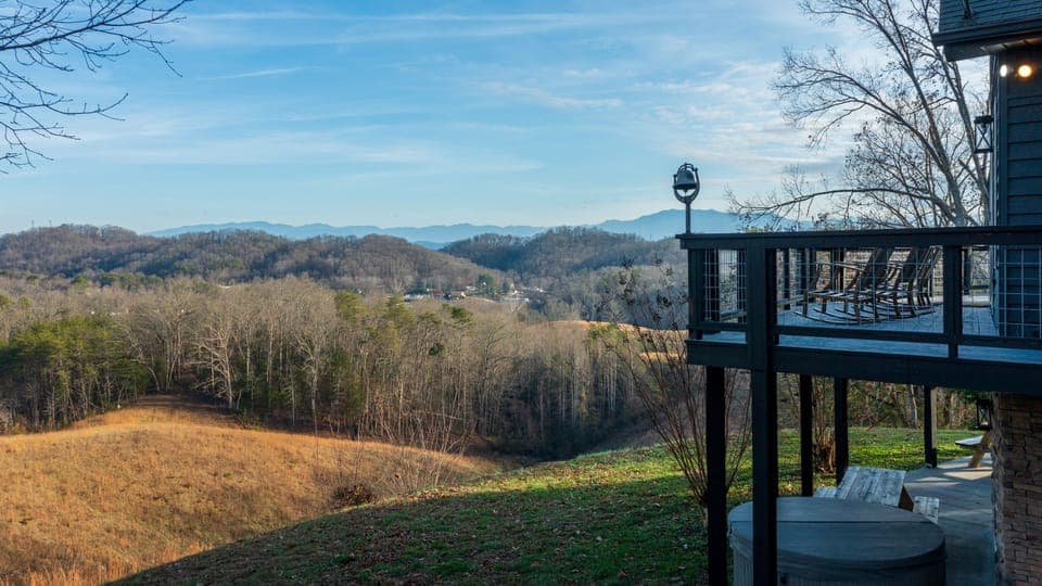 Dinner bell and LeConte views