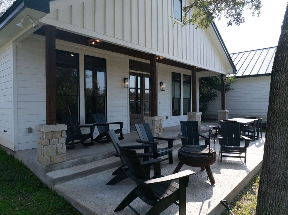 Gather, unwind, and enjoy the warmth of the fire.