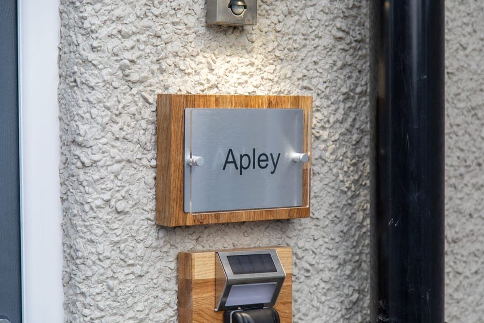 Lockbox access with private staircase to patio entrance