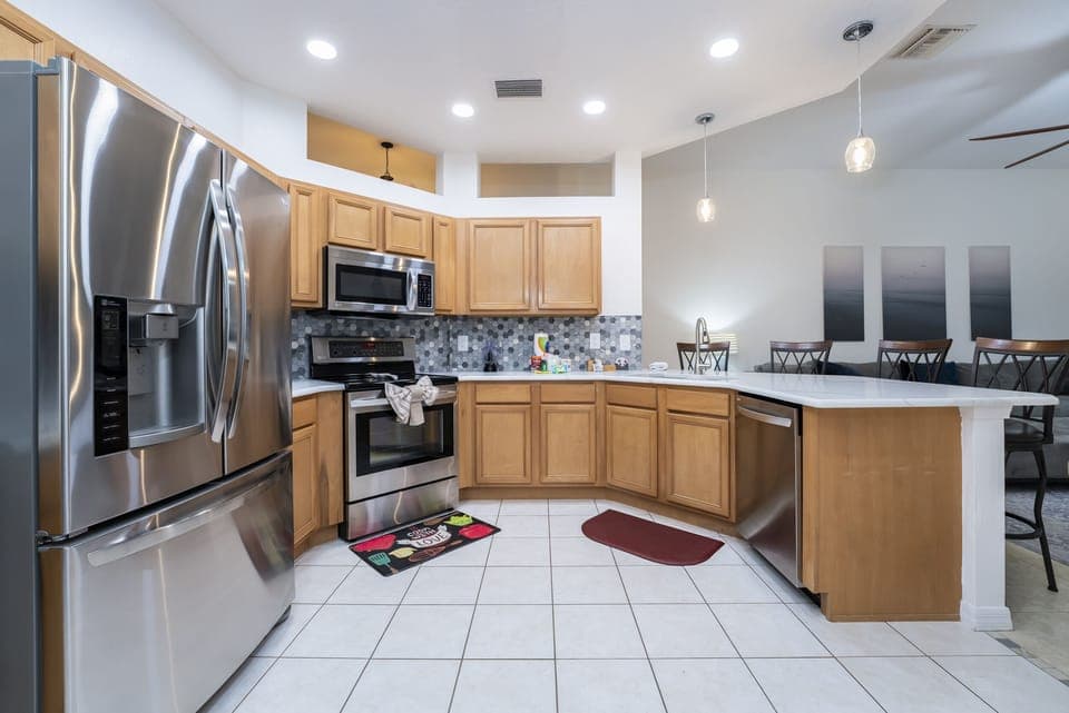 Spacious kitchen
