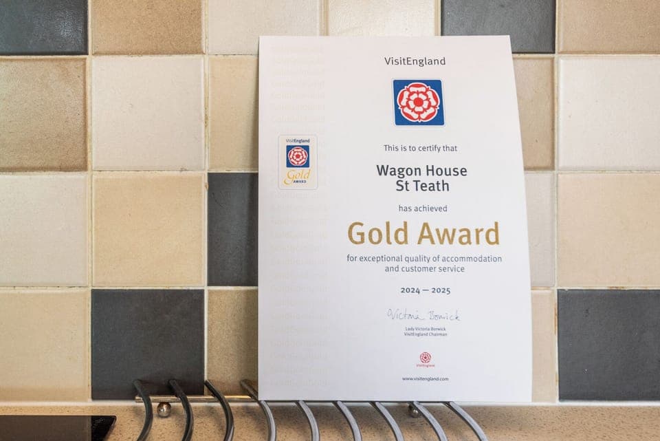 We're really proud of our 4* Gold Award