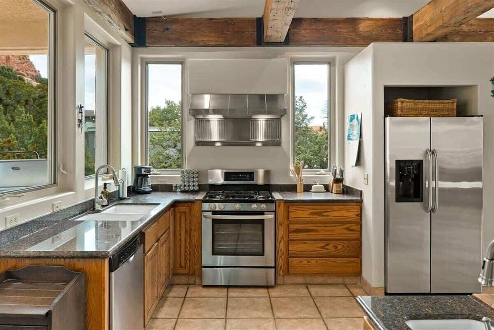 Cook while you enjoy the view