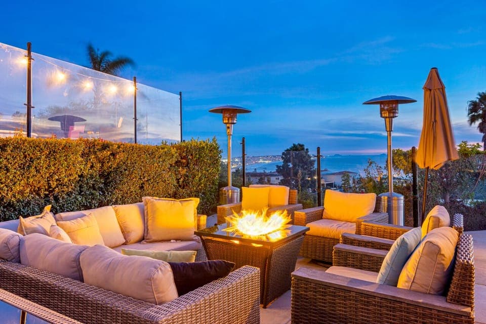 Enjoy the Firepit After A Day At The Beach.