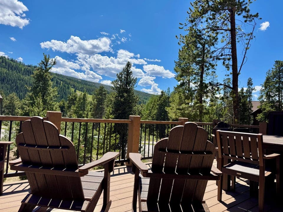 Summer Mountain Views on this Amazing Deck!  #summer
