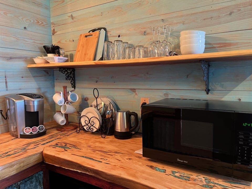 Dinnerware and Glassware for 4