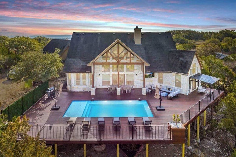 This expansive home with a resort-style pool, BBQ and fire pit is the perfect property for your next getaway 