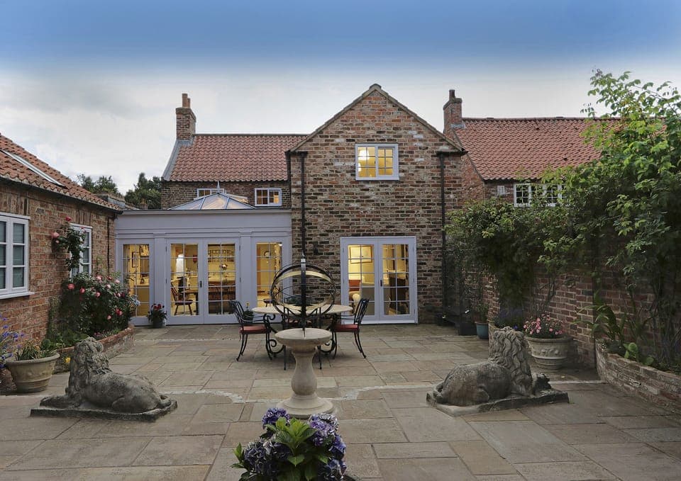 Pear Tree House from the walled garden