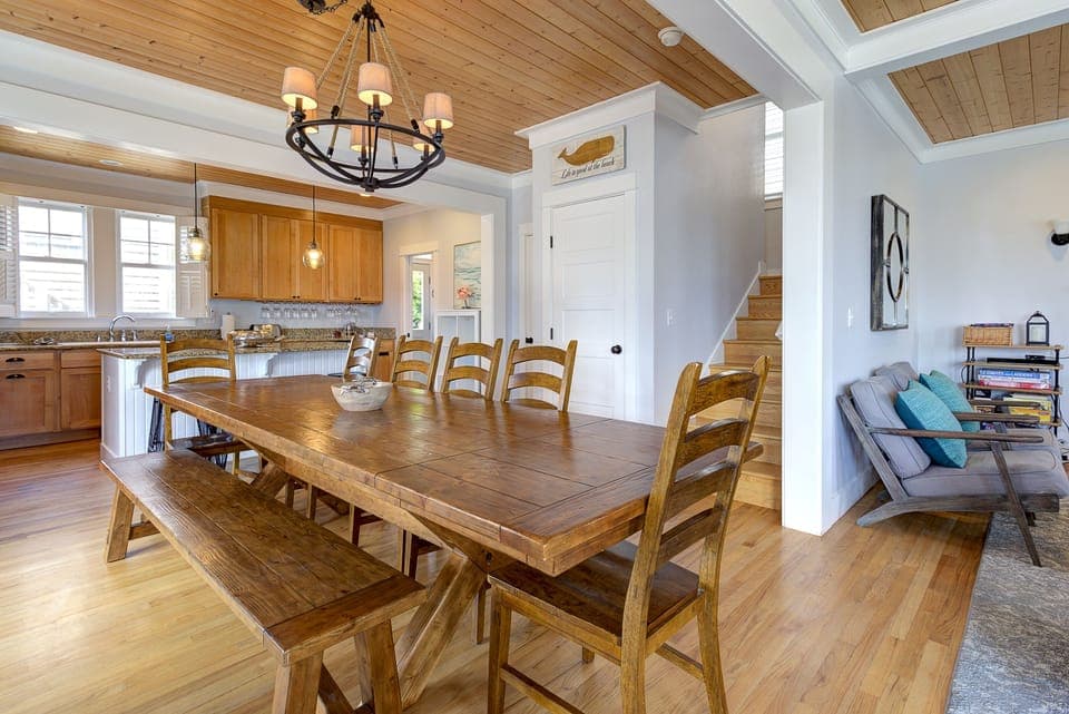 Gather around the dining table for great food and conversation