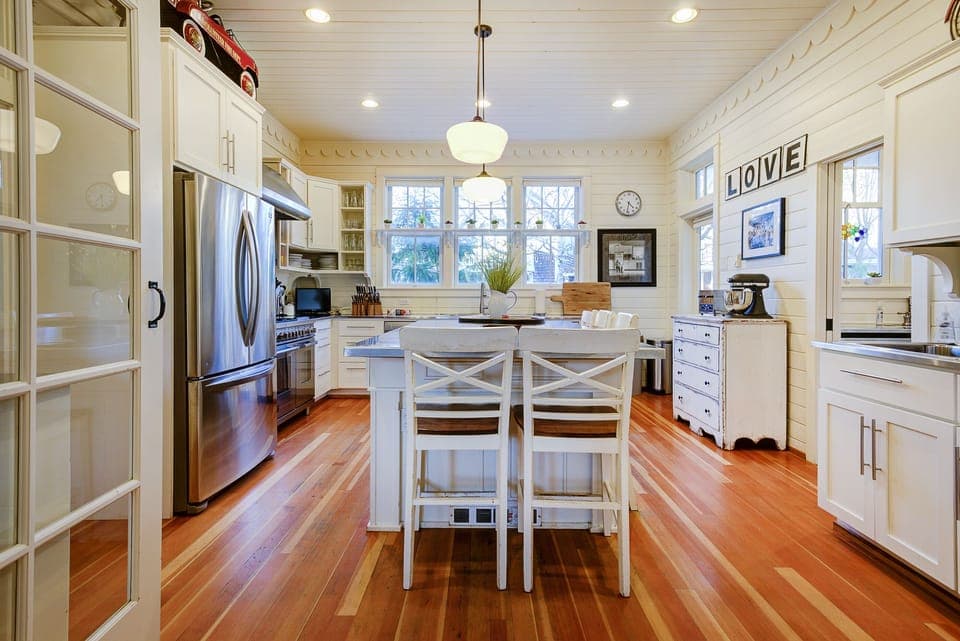 fully stocked kitchen