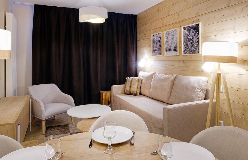 Relax and unwind in the cozy living room.