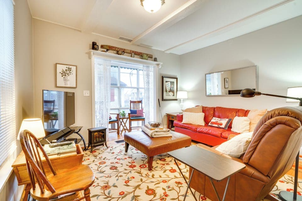 Bemus Point Vacation Rental | 3BR | 1BA | 3 Stairs to Enter | 1,500 Sq Ft