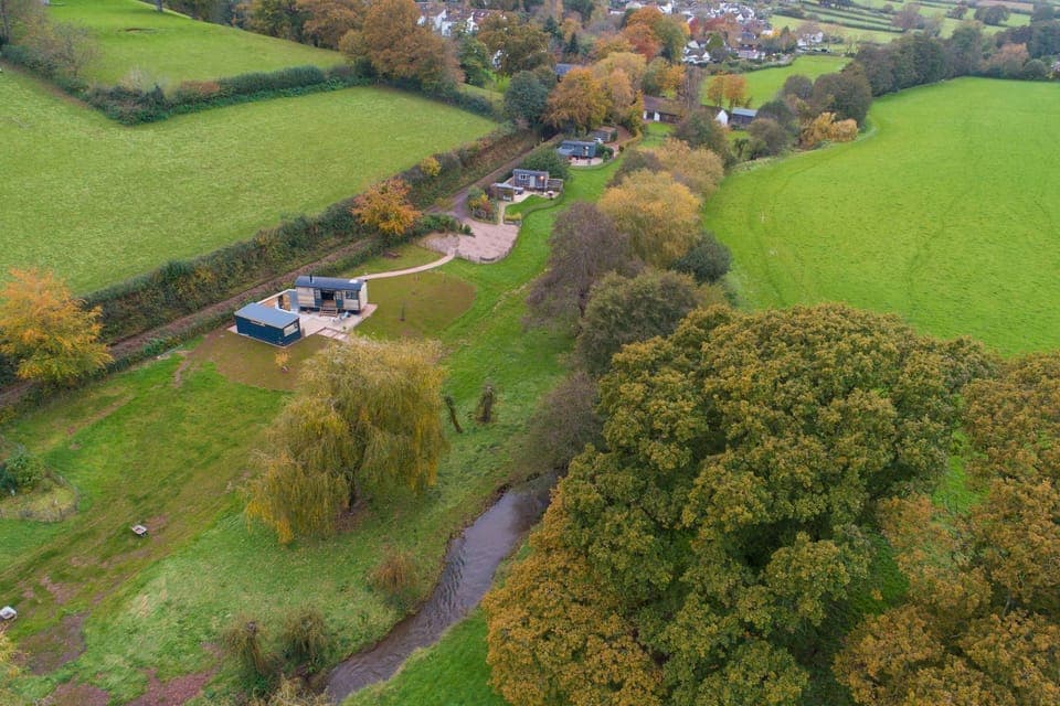 Birdseye view-Devon Heaven Hideaways