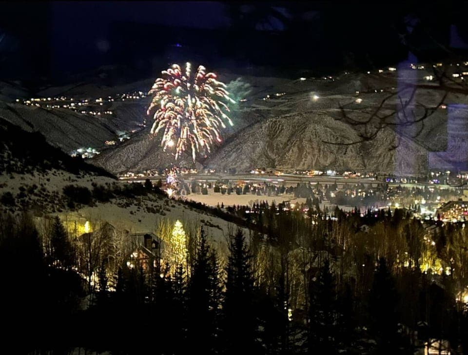 Enjoy Avon's fireworks from the warmth of the living room.