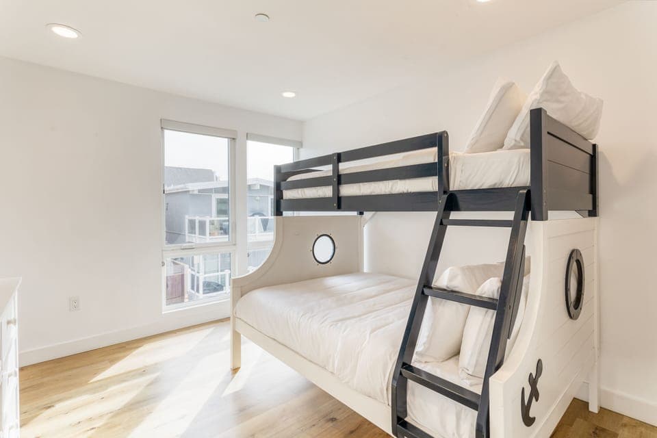 Bedroom 4 features a bunk bed.