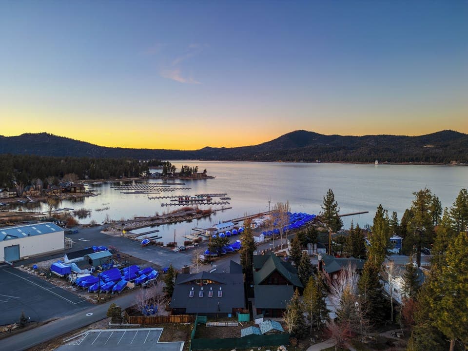 Right next to Big Bear Marina.