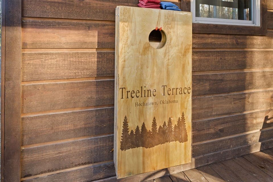 Have some fun with a friendly game of cornhole.