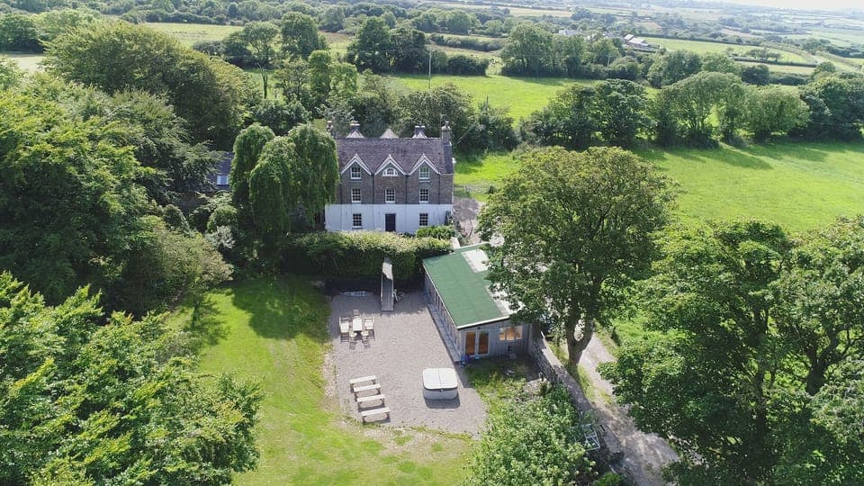 With beautiful farm land all around your will be exclusive use and total privacy