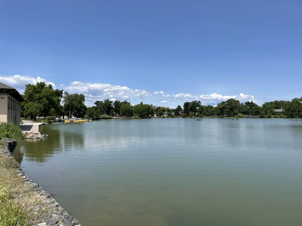 Washington Park- Gorgeous Lake offer paddle boat rentals