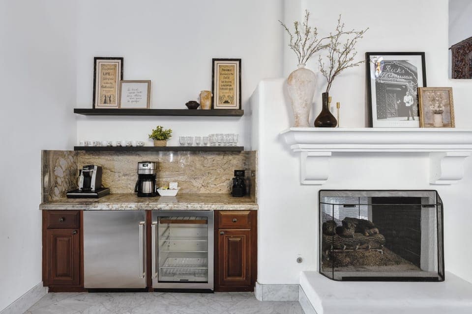 Coffee Bar w/ Drink and Wine Refrigerator