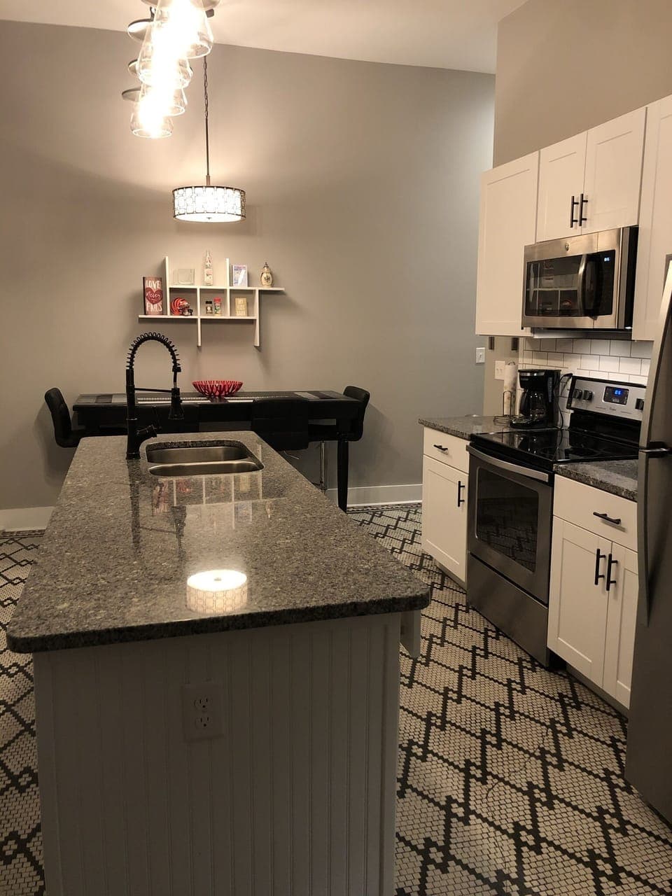 Four new full kitchens at your disposal. 