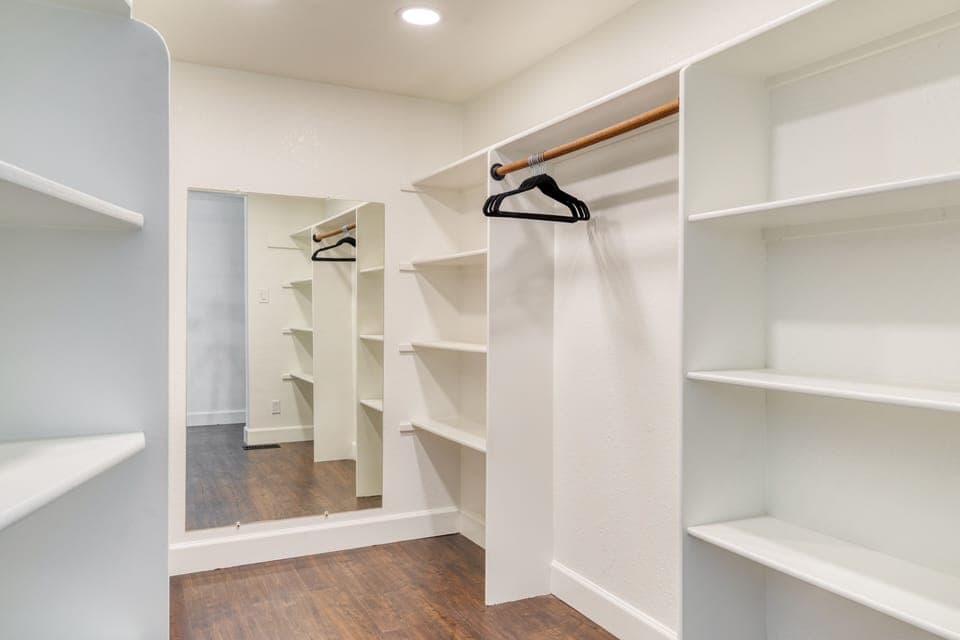 Walk in closet.