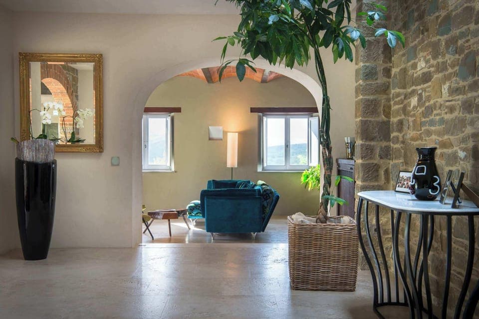 View from the hallway to the living area