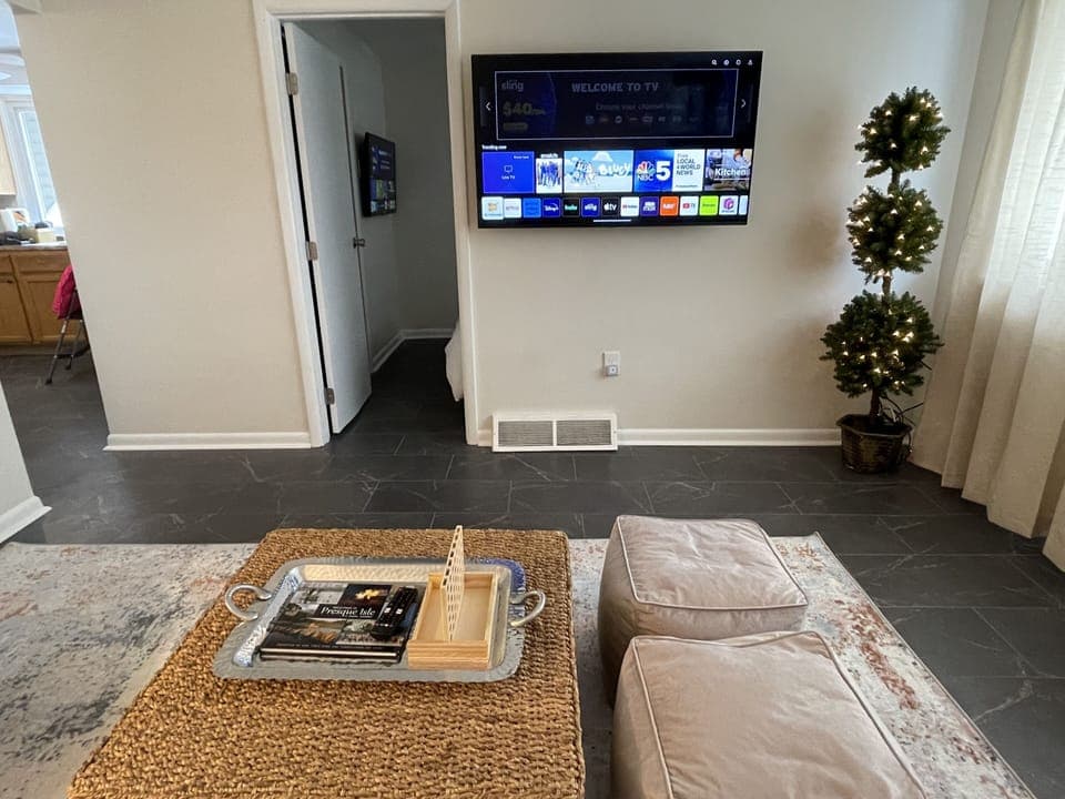 Living Room. LG Smart 55in TV.