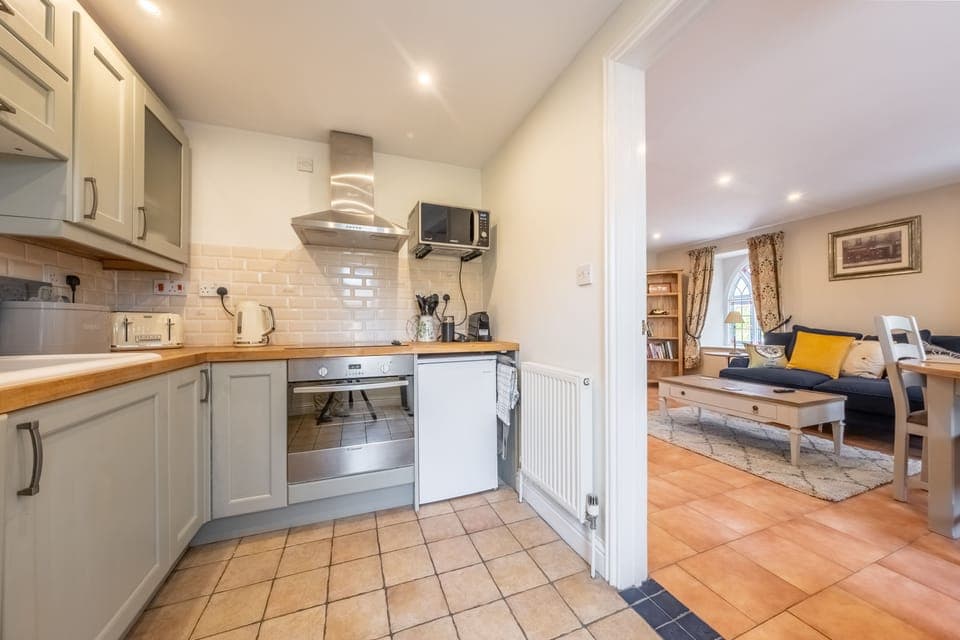 Ground floor: A well-equipped kitchen