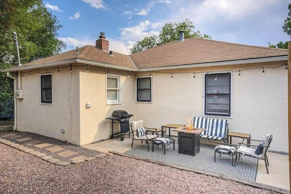 Step into our spacious backyard, a versatile canvas ready for your favorite activities. Whether it's a tranquil afternoon, a lively gathering, or some outdoor games, the possibilities are endless in this welcoming outdoor haven.