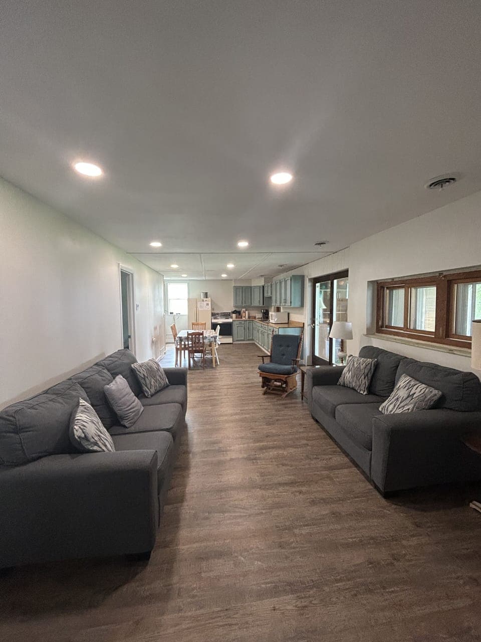Family room off kitchen