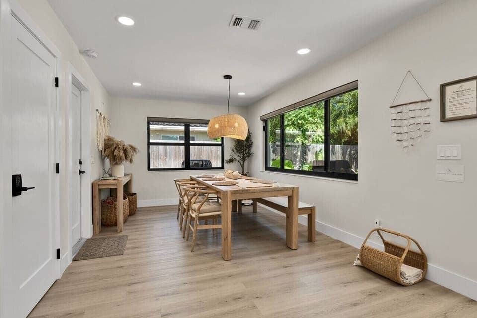 Dining area where good food meets great company