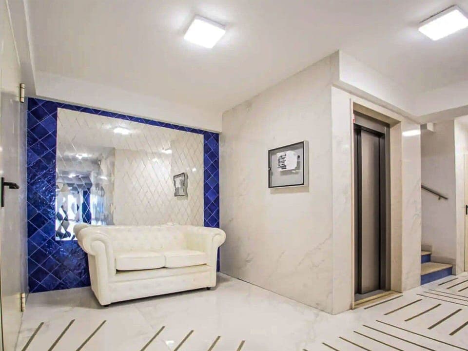 Property, Azure, Wood, Interior Design, Comfort, Building, Flooring, Floor, Picture Frame