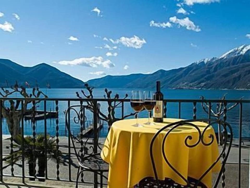 Balcony: living room and bedroom